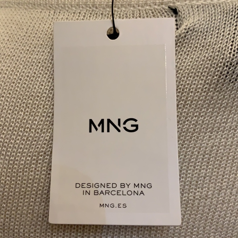NWT MNG cream light weight tunic sweater - Picture 5 of 6